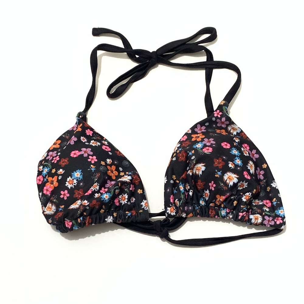 Floral Bikini Top size Small